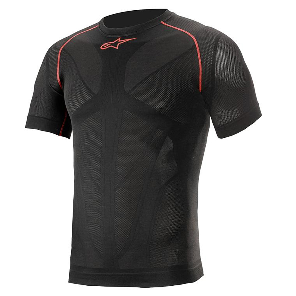 Alpinestars Alpinestars Ride Tech V2 Top Short Sleeve Summer Black Red